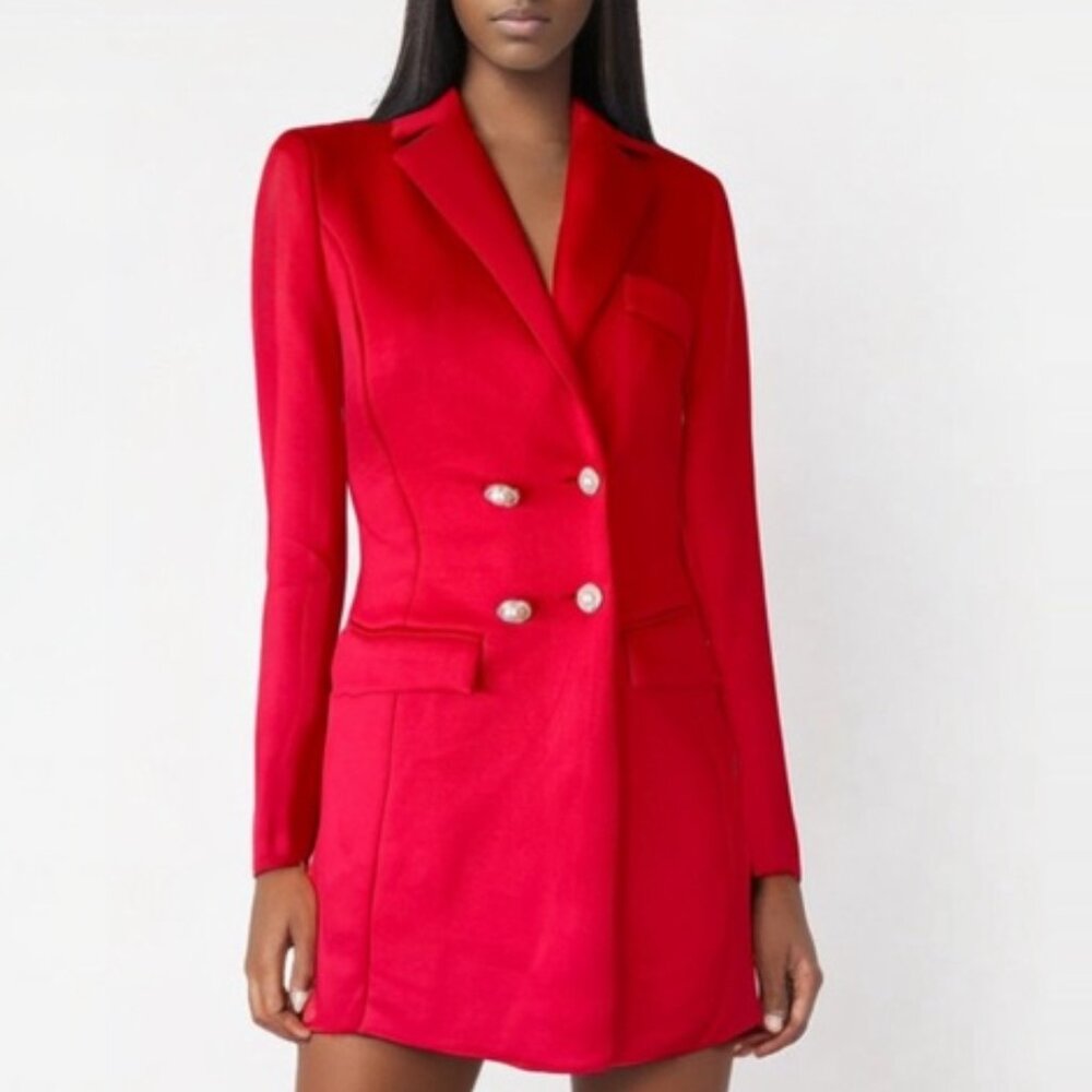 LAST DAY -- NWT Boutique Cherry Red Blazer Dress
